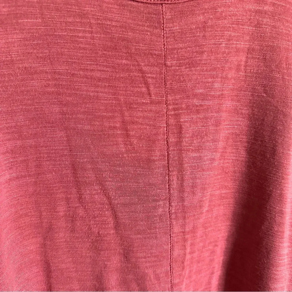 J. Crew Scoop Neck Drapey Tank. Teardrop back cutout. Raspberry. EUC. Small - Picture 4 of 7